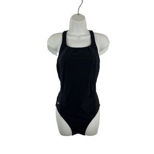 Speedo Black One-Piece Swimsuit Women's Size 14